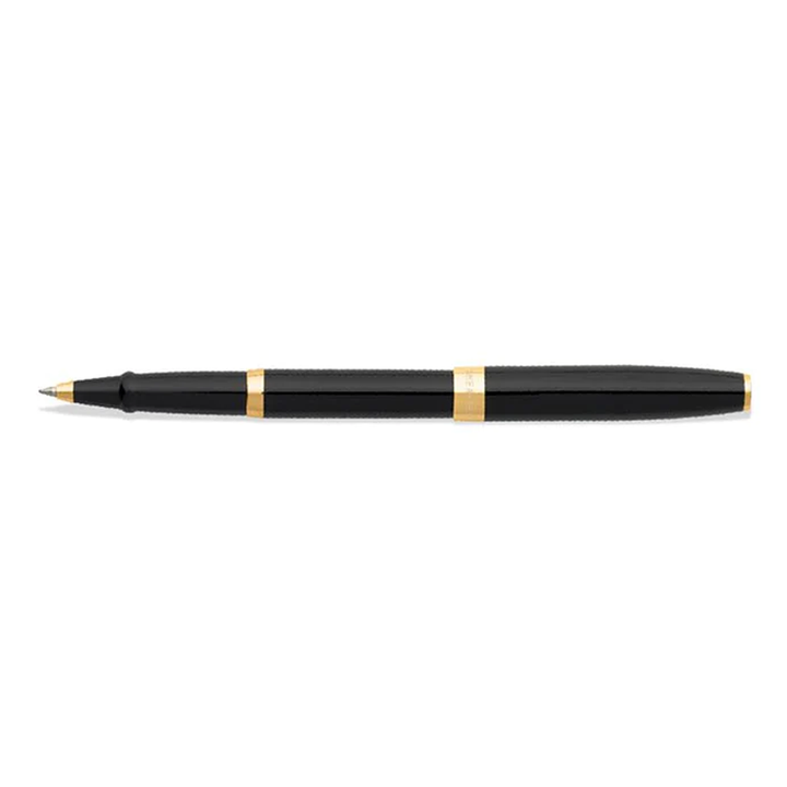 Sheaffer Sagaris Glossy Black Barrel Gold Trim Rollerball