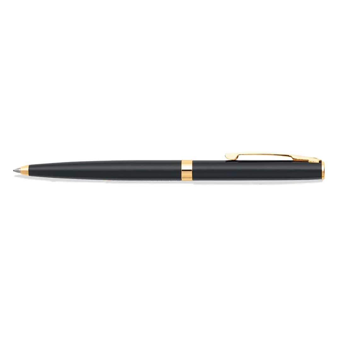 Sheaffer Sagaris Glossy Black Barrel Gold Trim Ballpoint