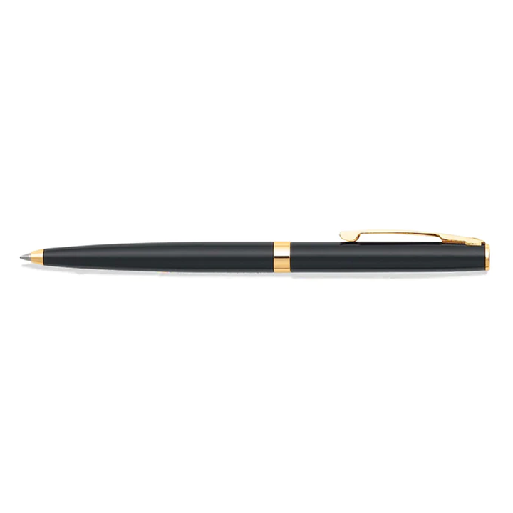 Sheaffer Sagaris Glossy Black Barrel Gold Trim Ballpoint