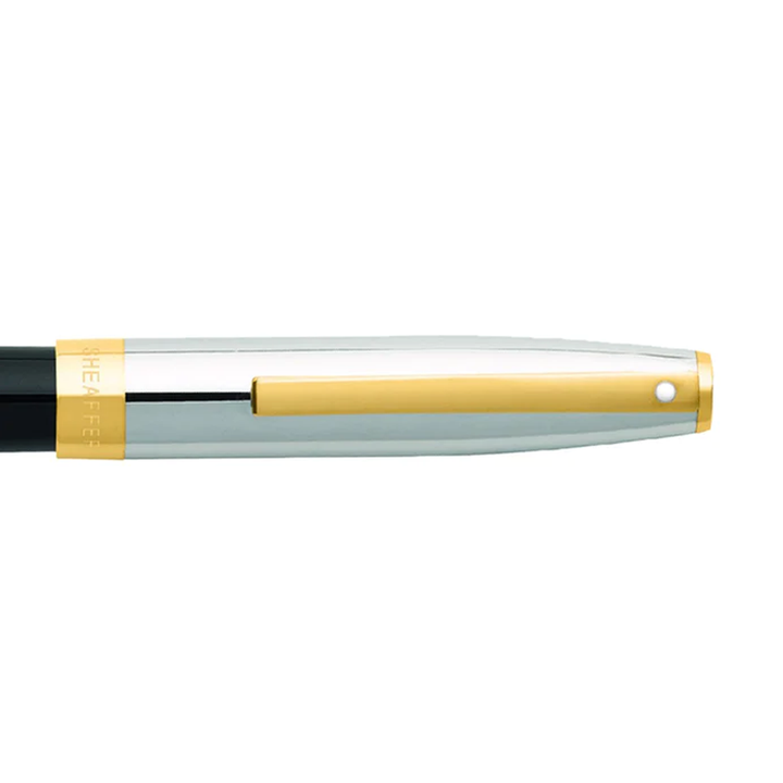 Sheaffer Sagaris Glossy Black Barrel Gold Trim Rollerball