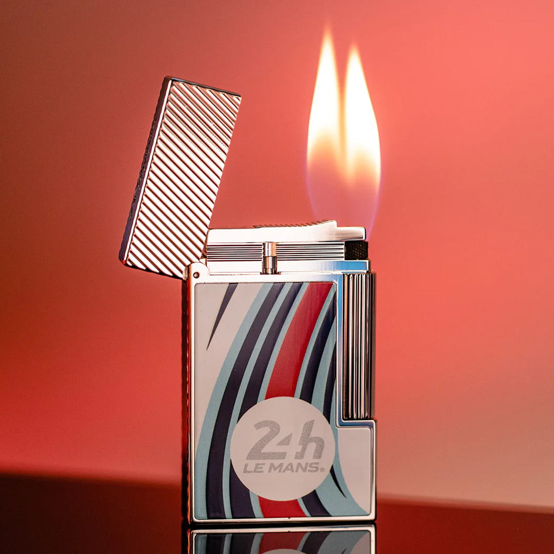 S.T. Dupont 100 Years - Ligne 2 24 Hours of Le Mans White / Palladium Lighter