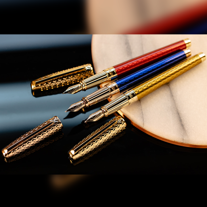 S.T. Dupont Line D Eternity Large Dragon Scales - Fountain Pen