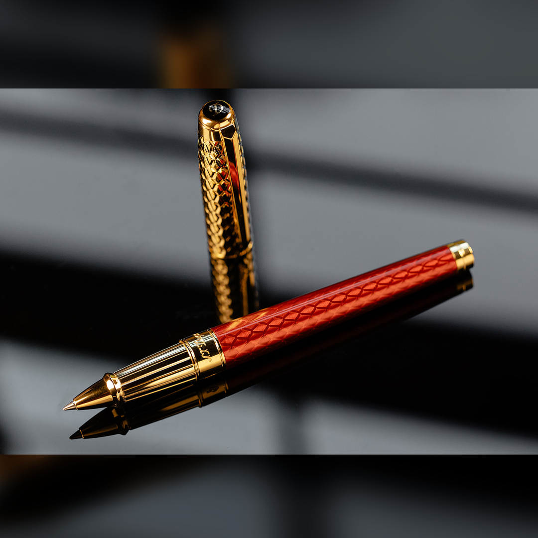 S.T. Dupont Line D Eternity Large Dragon Scales - Rollerball