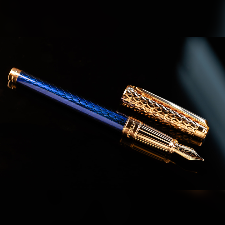 S.T. Dupont Line D Eternity Large Dragon Scales - Fountain Pen