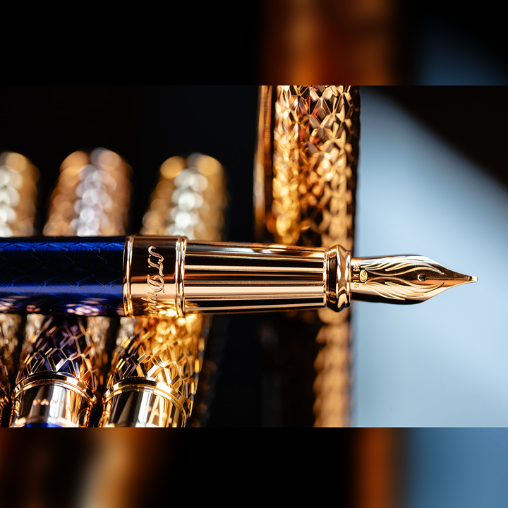 S.T. Dupont Line D Eternity Large Dragon Scales - Fountain Pen