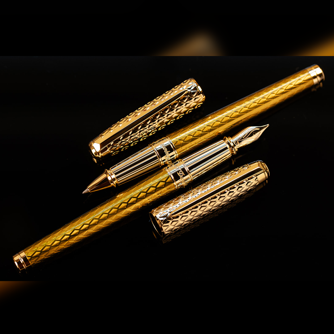 S.T. Dupont Line D Eternity Large Dragon Scales - Fountain Pen