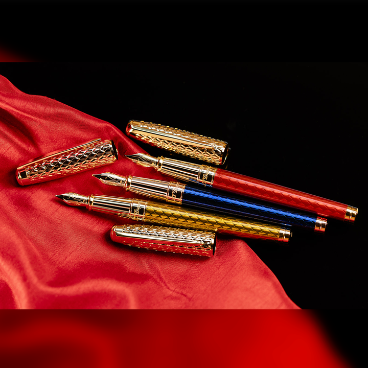 S.T. Dupont Line D Eternity Large Dragon Scales - Fountain Pen