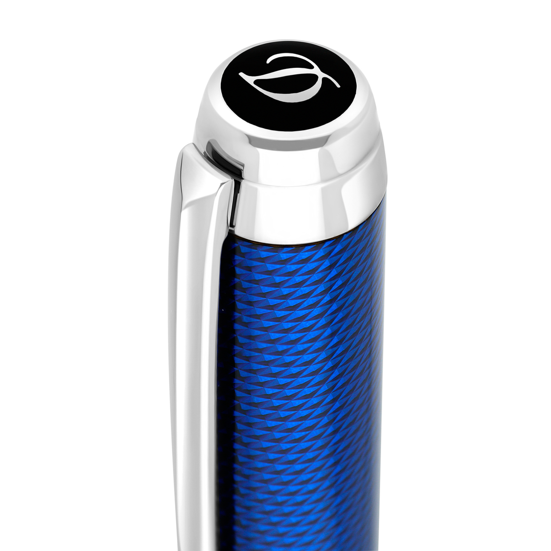 S.T. Dupont Line D Eternity XL Blue Guilloche - Rollerball