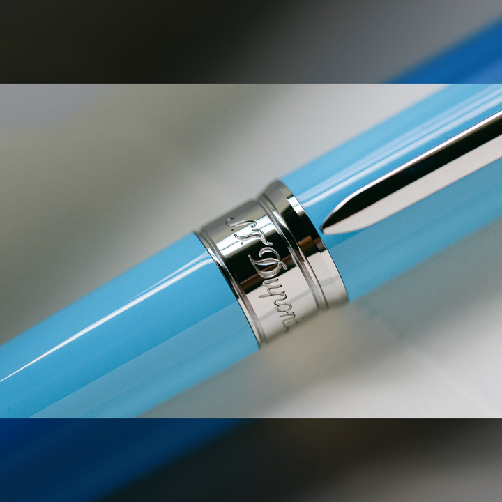 S.T. Dupont Line D Eternity XL Turquoise Natural Lacquer - Fountain Pen