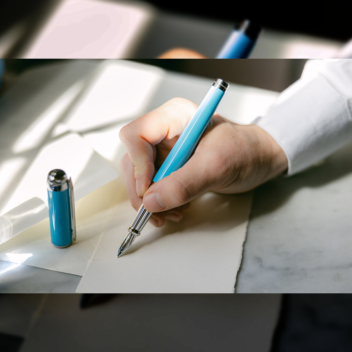 S.T. Dupont Line D Eternity XL Turquoise Natural Lacquer - Fountain Pen