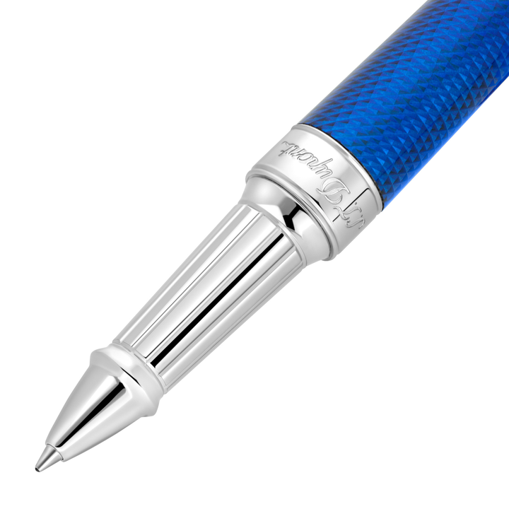 S.T. Dupont Line D Eternity XL Blue Guilloche - Rollerball