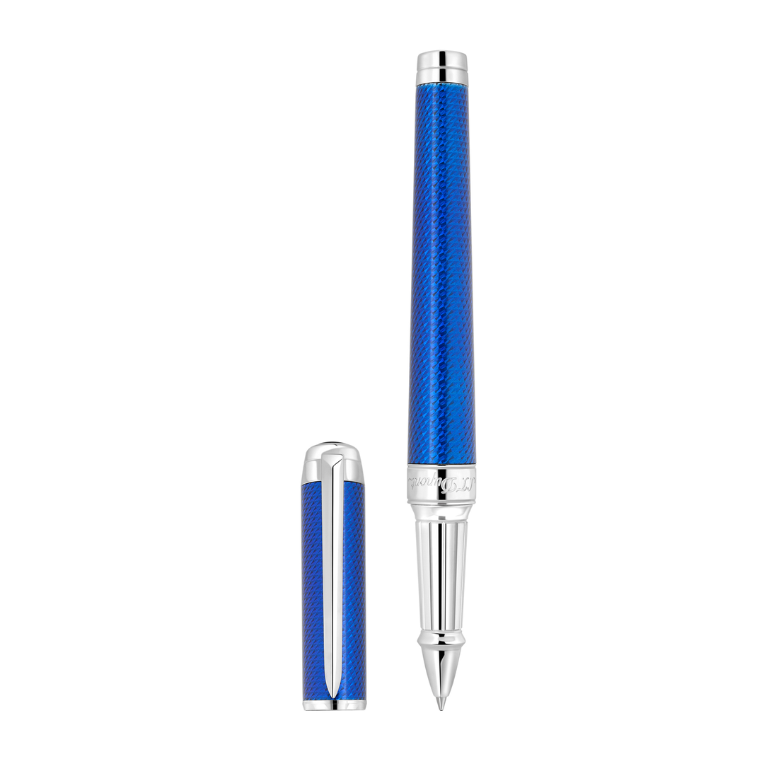 S.T. Dupont Line D Eternity XL Blue Guilloche - Rollerball