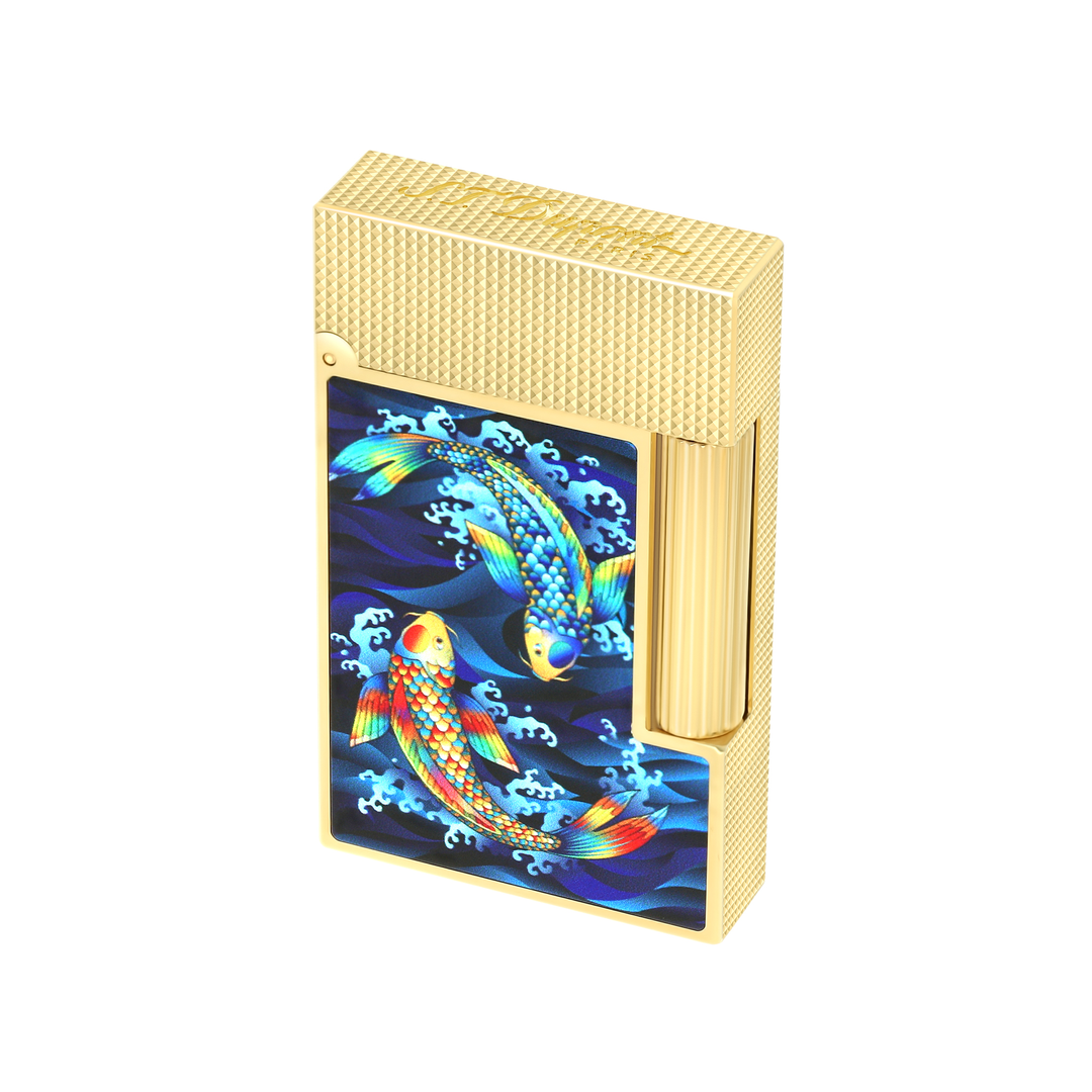 S.T. Dupont Line 2 Koi Fish Lighter