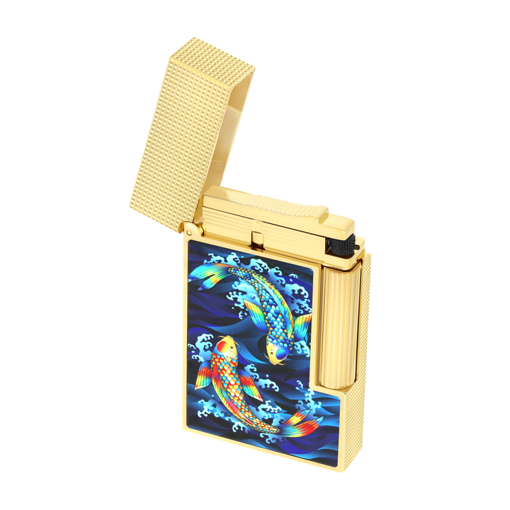 S.T. Dupont Line 2 Koi Fish Lighter