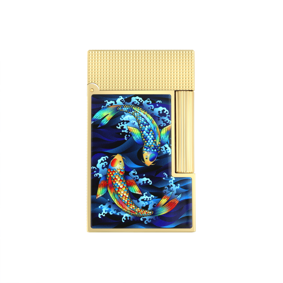 S.T. Dupont Line 2 Koi Fish Lighter