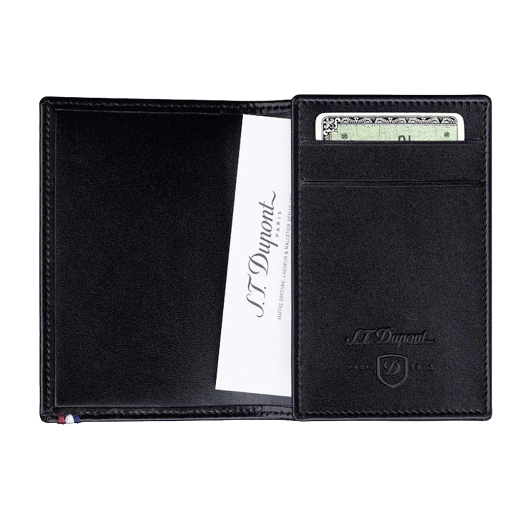 S.T. Dupont Line D Black Business Card Holder