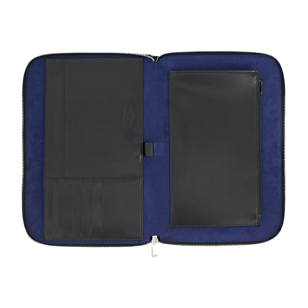 S.T. Dupont Line D Croco Dandy Black Clutch