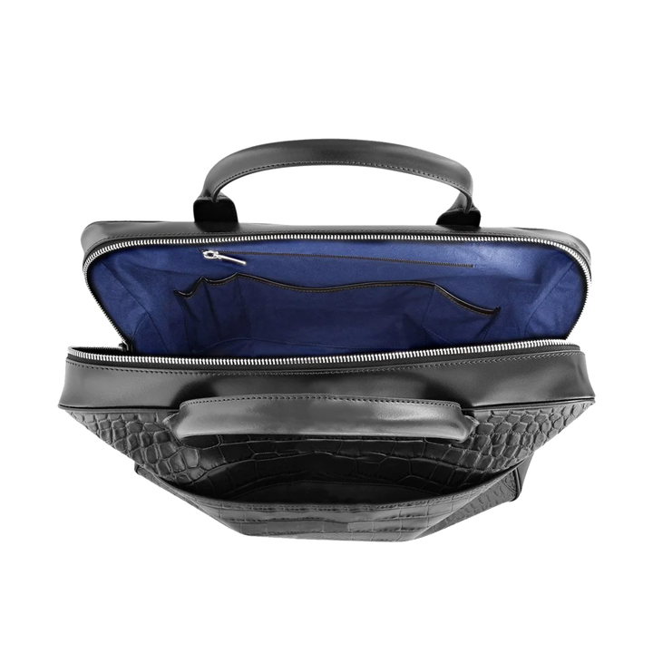 S.T. Dupont Line D Black Croco Dandy Document Holder