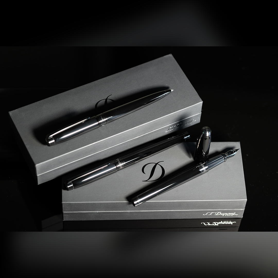 S.T. Dupont Line D Eternity Large Silky Black - Ballpoint