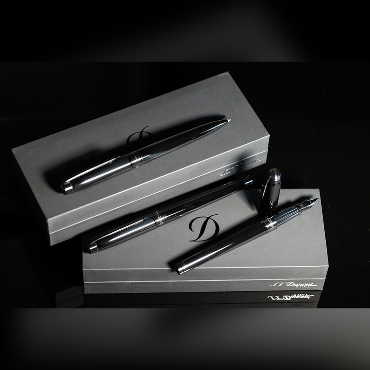 S.T. Dupont Line D Eternity Large Silky Black - Ballpoint