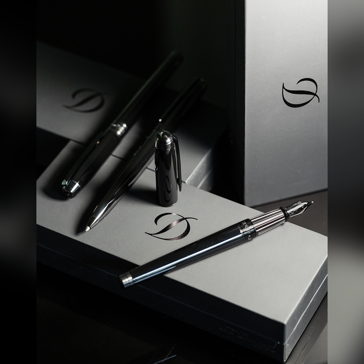 S.T. Dupont Line D Eternity Large Silky Black - Ballpoint