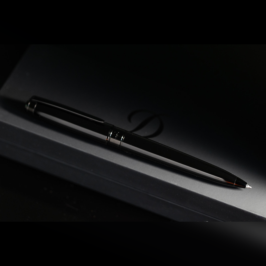 S.T. Dupont Line D Eternity Large Silky Black - Ballpoint