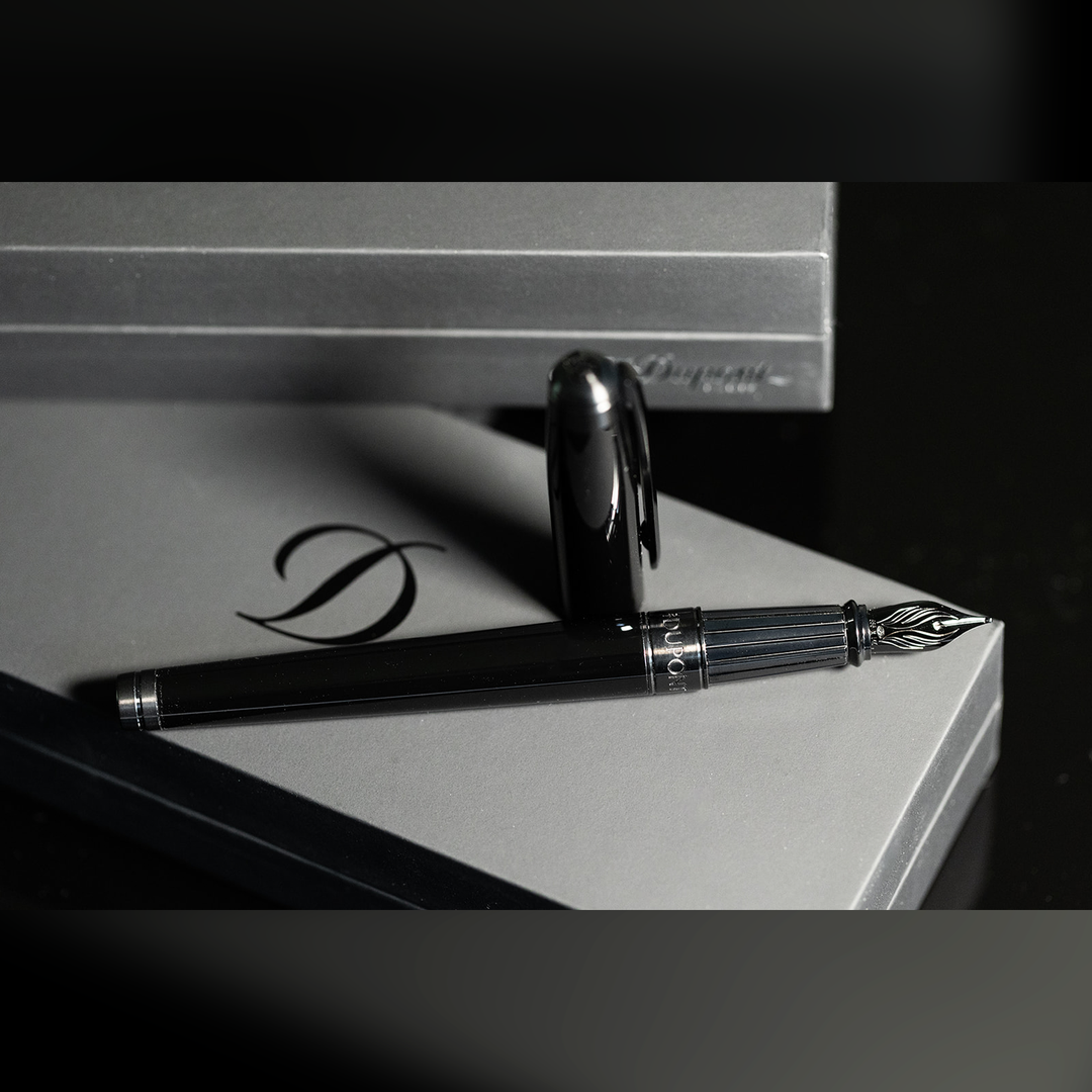 S.T. Dupont Line D Eternity Large Silky Black - Fountain Pen