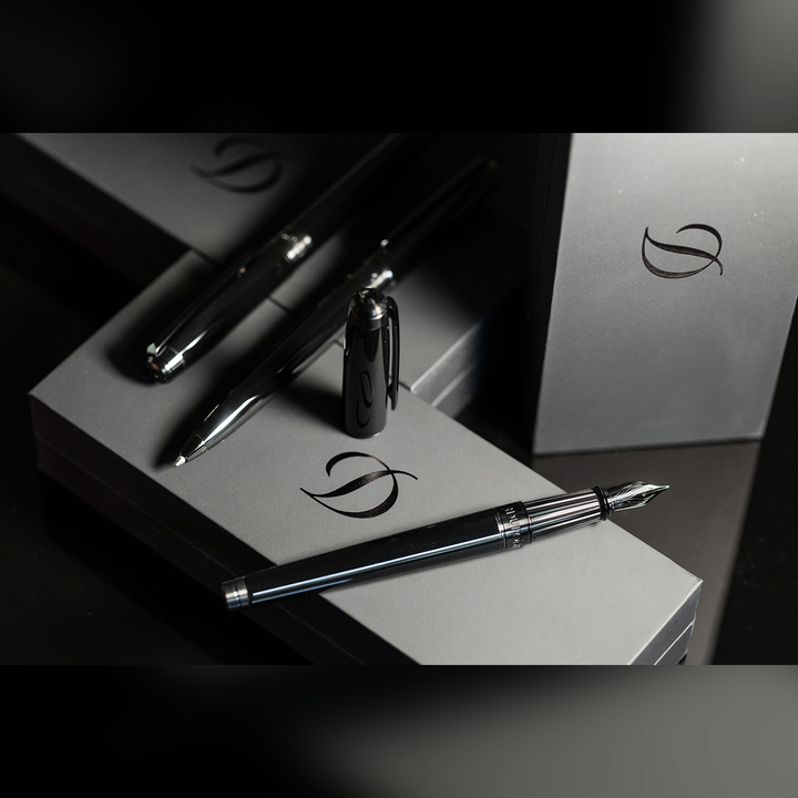 S.T. Dupont Line D Eternity Large Silky Black - Ballpoint