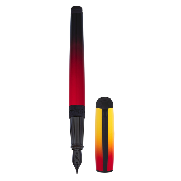 S.T. Dupont Line D Gradient La Flamme - Fountain Pen