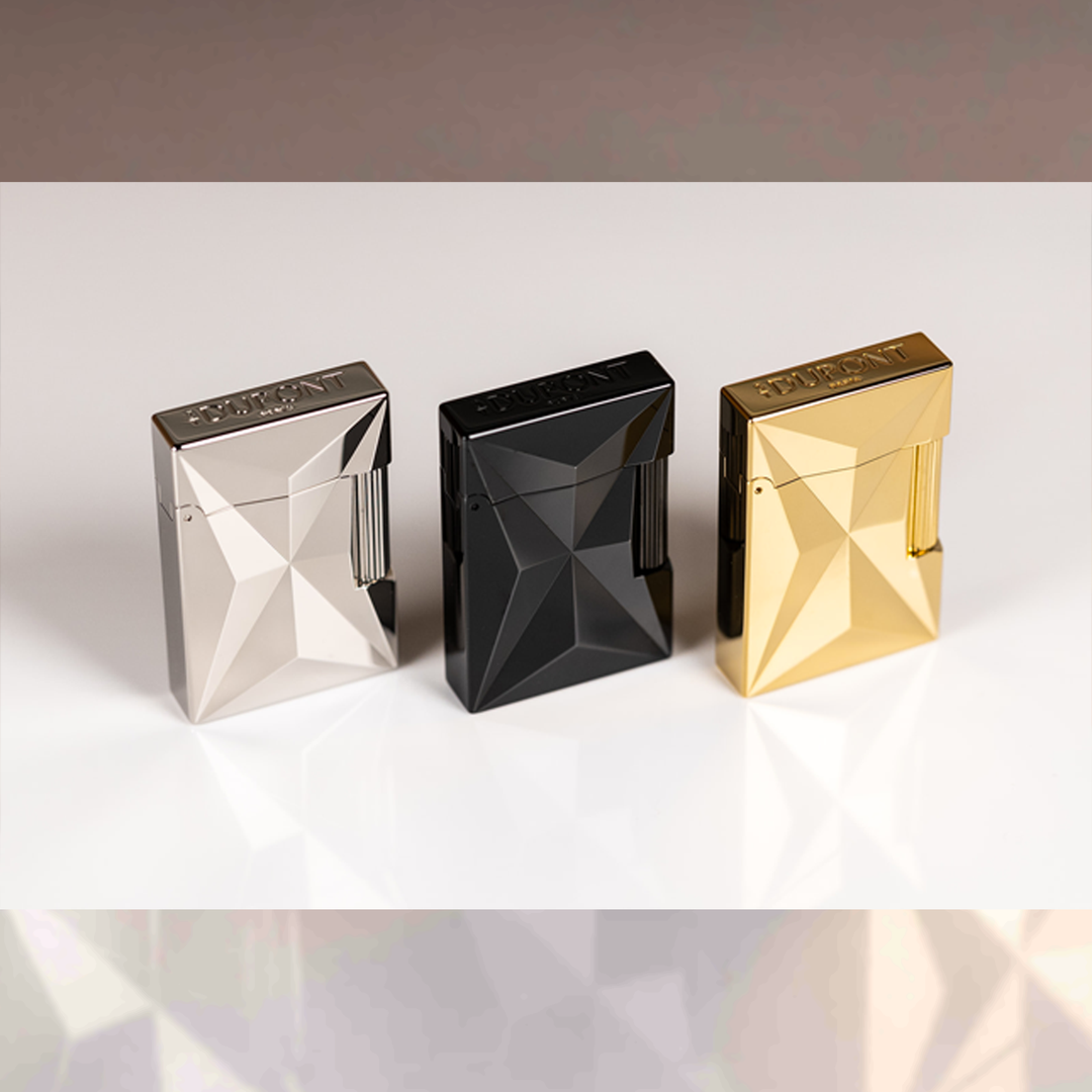 S.T. Dupont Fire X Line 2 Small Palladium Lighter