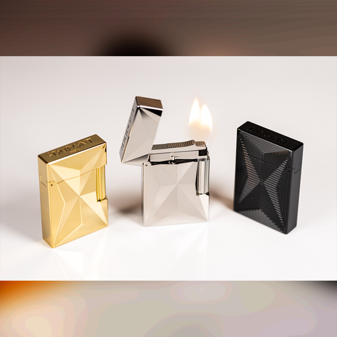 S.T. Dupont Fire X Line 2 Small Palladium Lighter