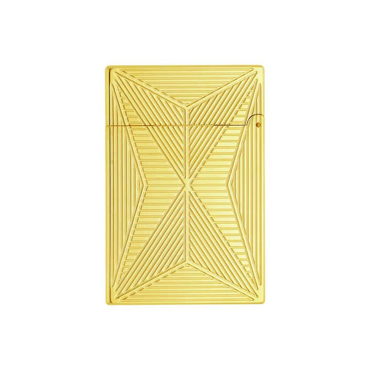 S.T. Dupont Fire X Line 2 Small Golden Lighter