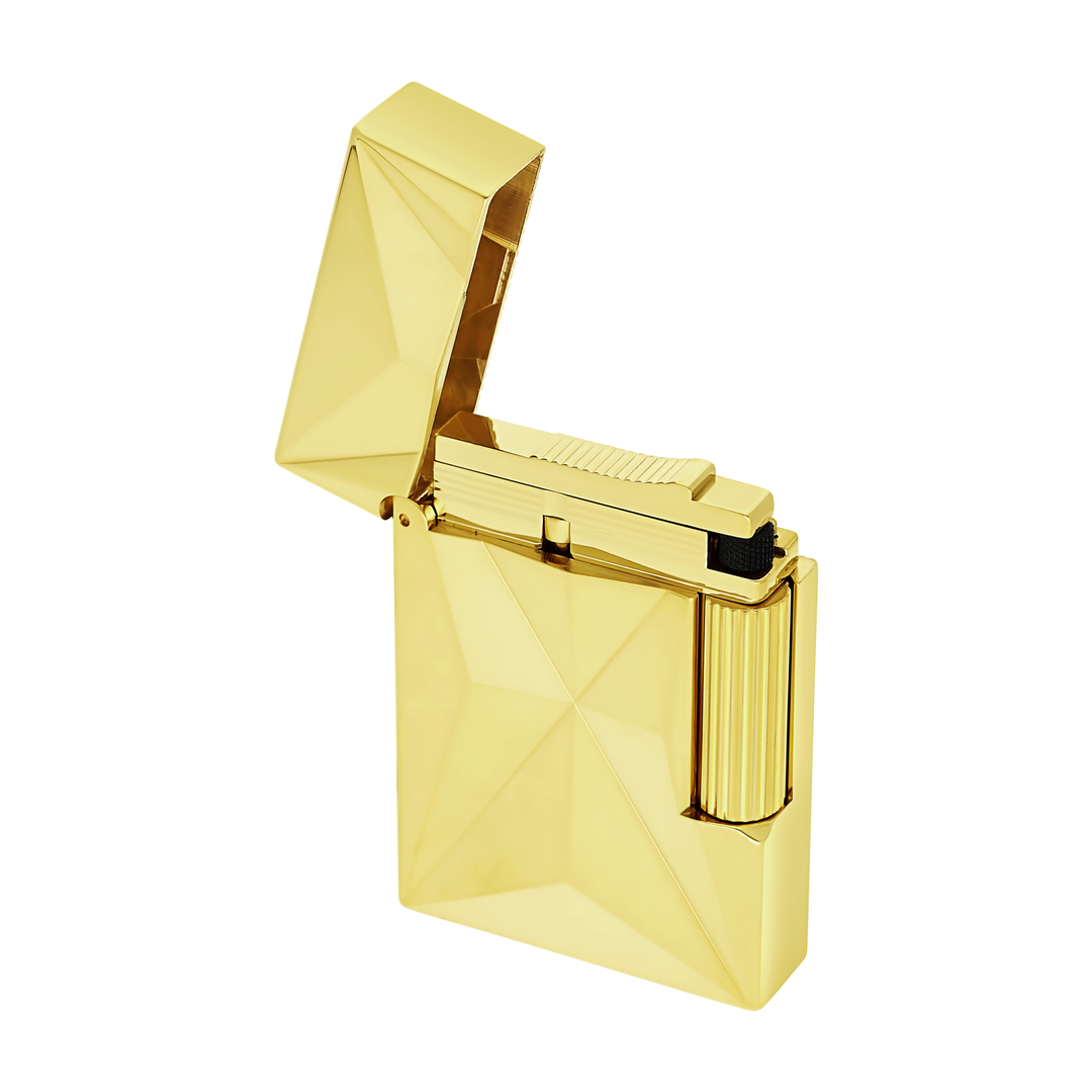 S.T. Dupont Fire X Line 2 Small Golden Lighter