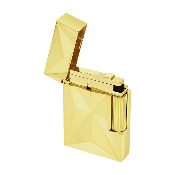 S.T. Dupont Fire X Line 2 Small Golden Lighter