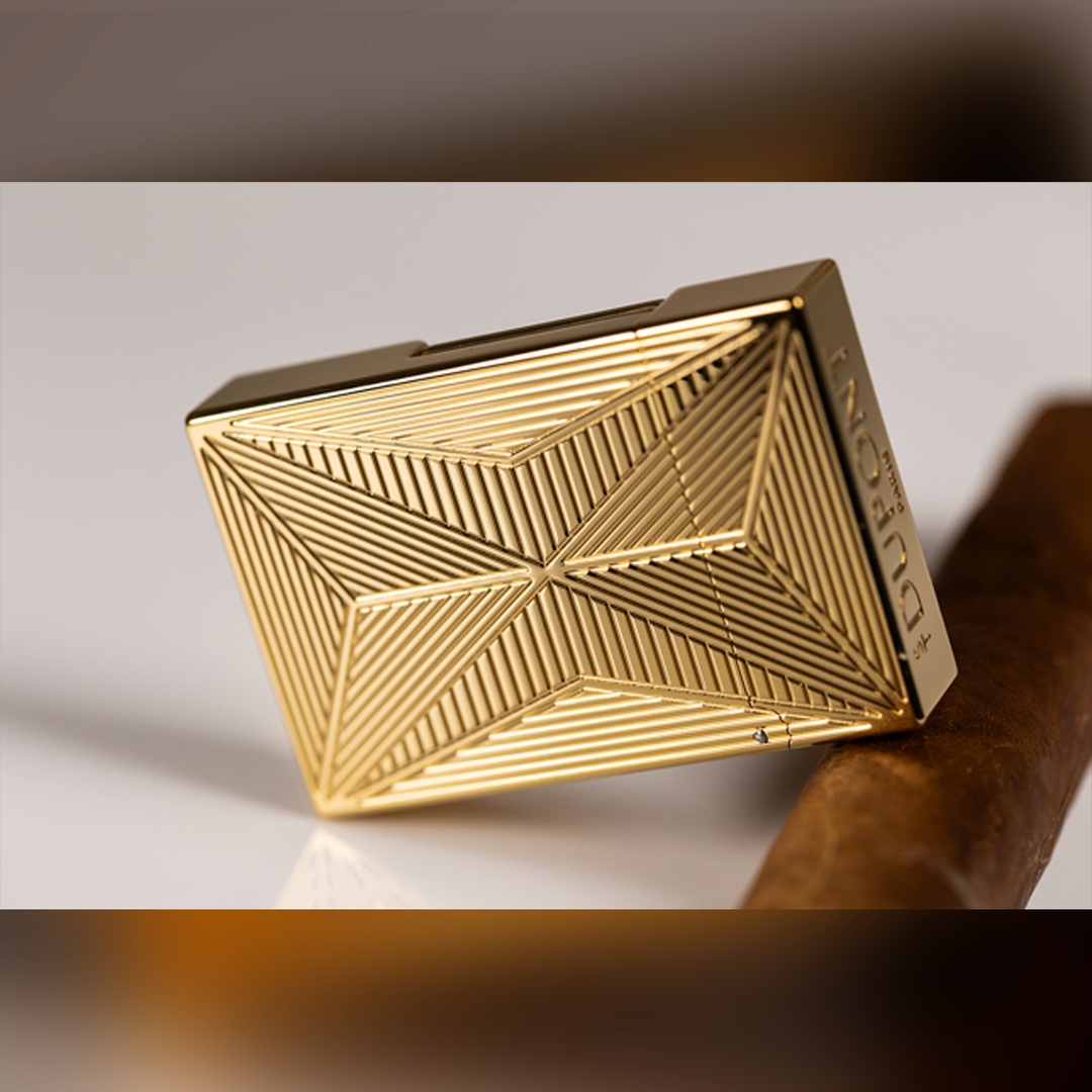 S.T. Dupont Fire X Line 2 Small Golden Lighter