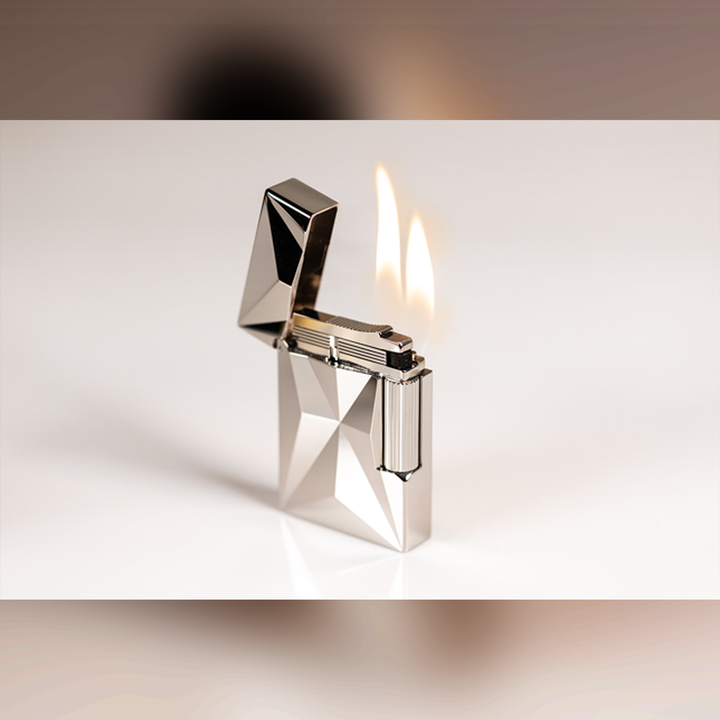 S.T. Dupont Fire X Line 2 Small Palladium Lighter