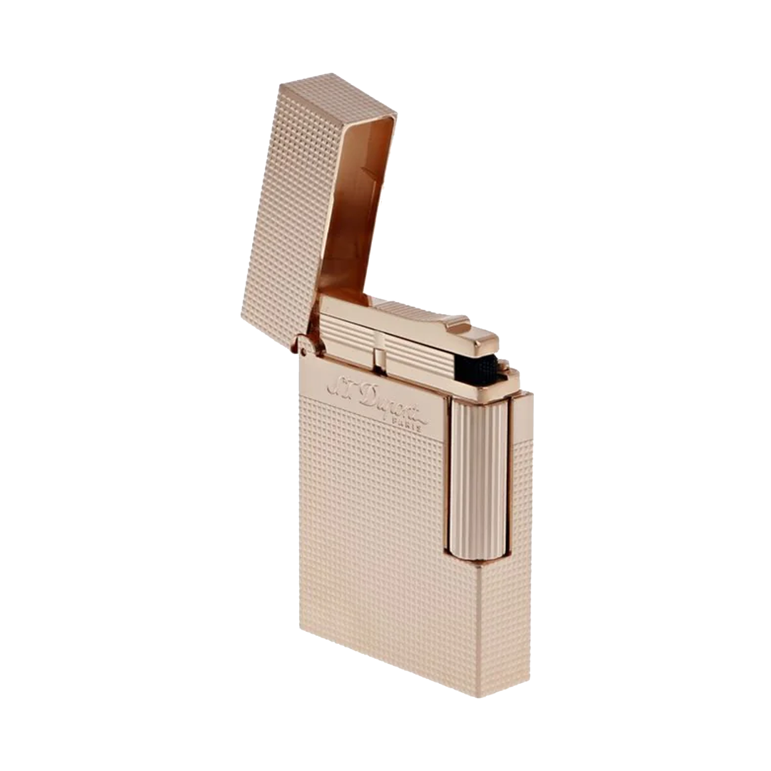 S.T. Dupont Ligne 2 Small Perfect Cling Diamond Head Rose Gold Lighter