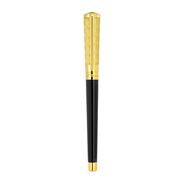 S.T. Dupont New Liberté Fountain Pen - Black & Gold