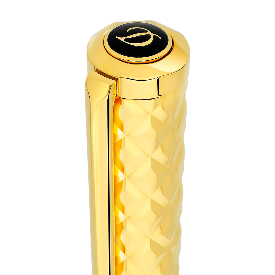 S.T. Dupont New Liberté Fountain Pen - Black & Gold