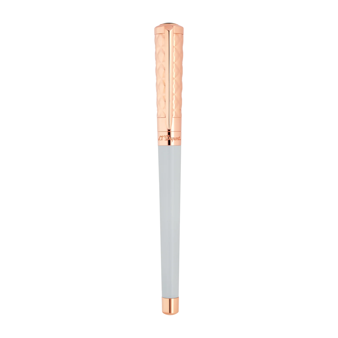 S.T. Dupont New Liberté Fountain Pen - White & Rose Gold