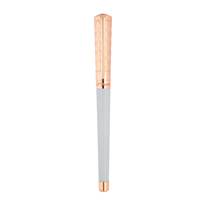 S.T. Dupont New Liberté Fountain Pen - White & Rose Gold
