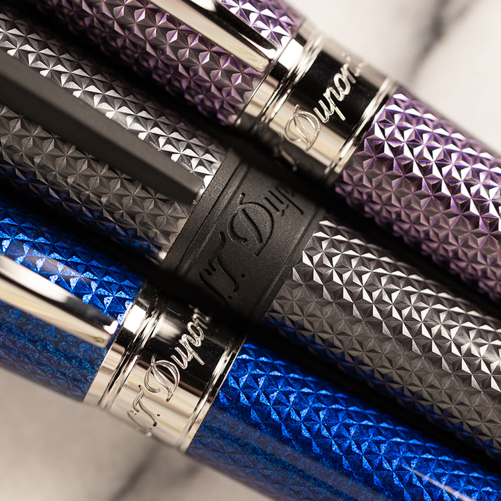 S.T. Dupont Velvet Firehead Guilloche - Fountain Pen