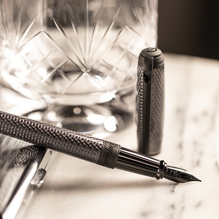 S.T. Dupont Velvet Firehead Guilloche - Fountain Pen