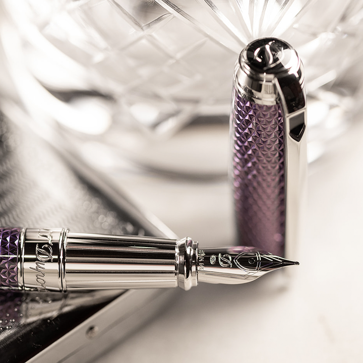 S.T. Dupont Velvet Firehead Guilloche - Fountain Pen