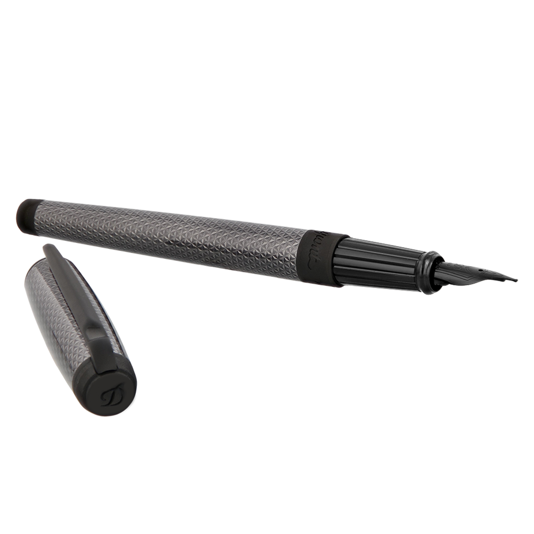 S.T. Dupont Velvet Firehead Guilloche - Fountain Pen