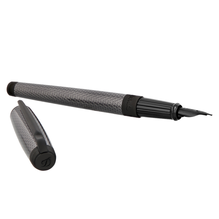 S.T. Dupont Velvet Firehead Guilloche - Fountain Pen