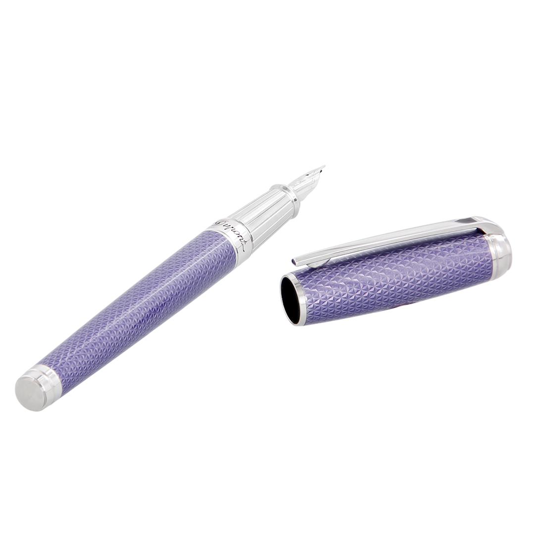 S.T. Dupont Velvet Firehead Guilloche - Fountain Pen