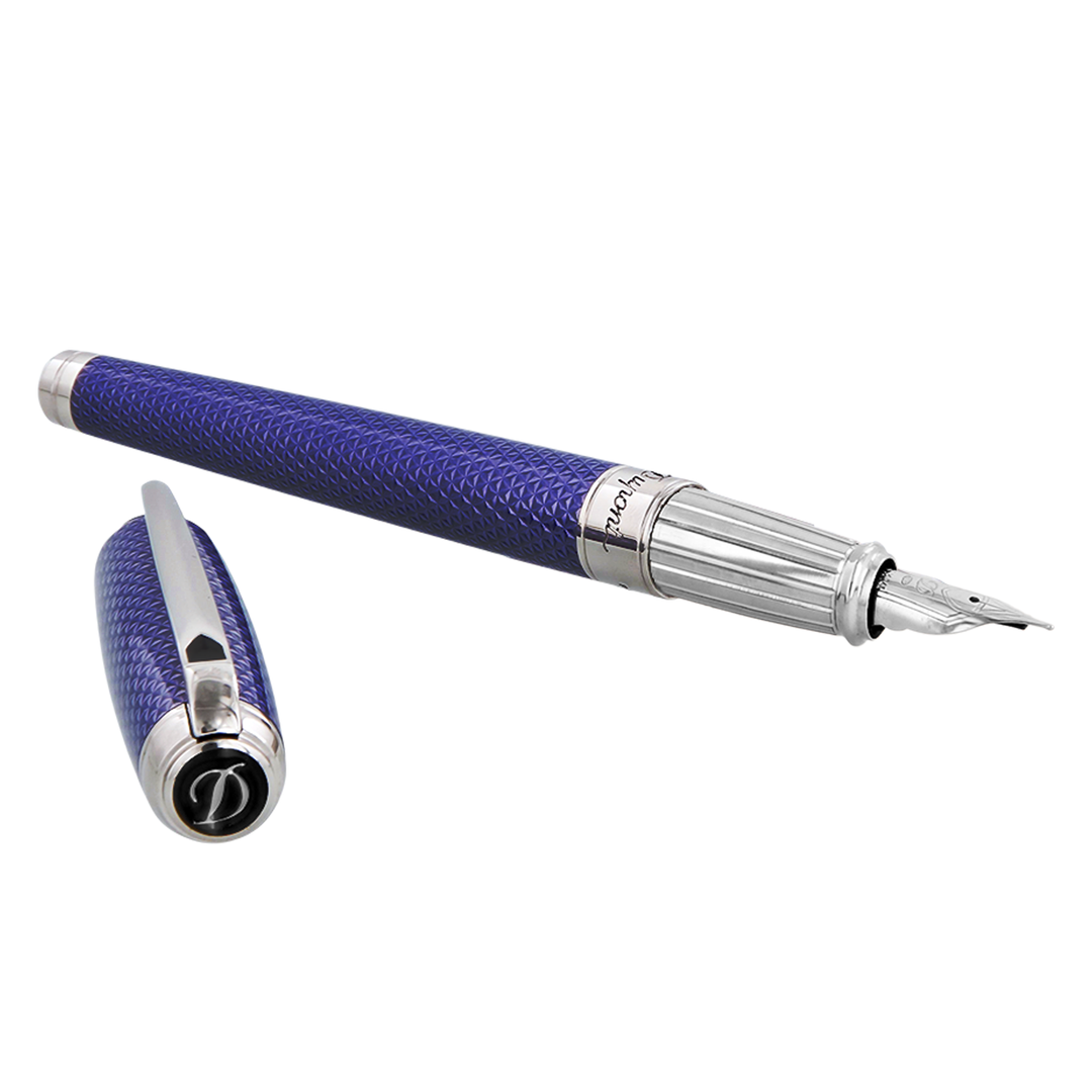 S.T. Dupont Velvet Firehead Guilloche - Fountain Pen