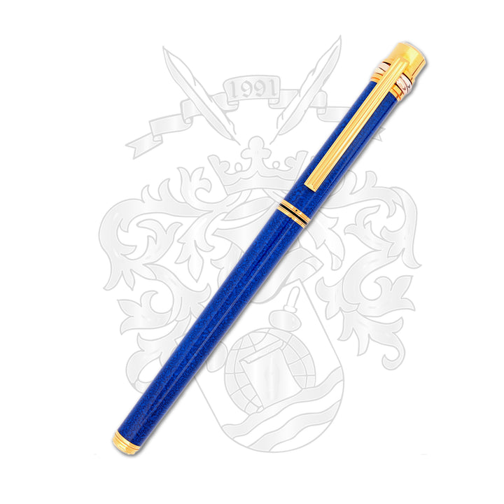 Cartier Trinity Marble Blue Fountain Pen