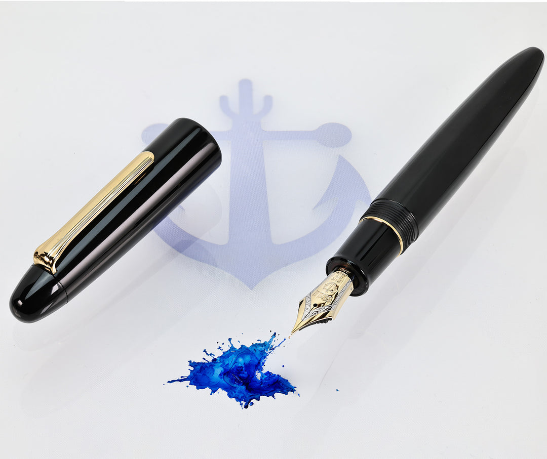Sailor KOP The King of Pen Ebonite Black 21k Fountain Pen